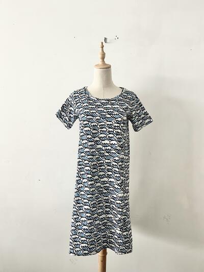【美品】mina perhonen nami　カットソーワンピース　サイズ36 画像2