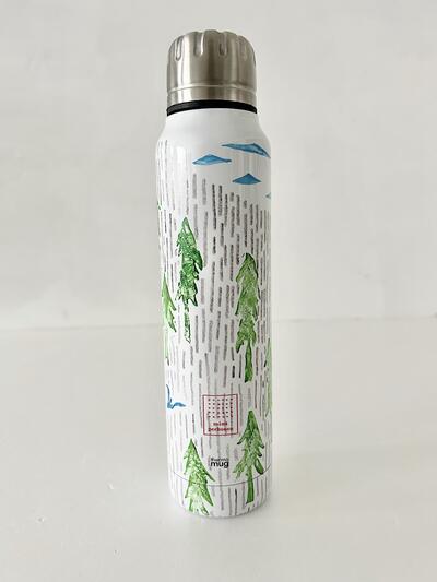 【未使用】 mina perhonen ・ thermo mug one day ミナペルホネン・サーモマグアンブレラボトル 画像2