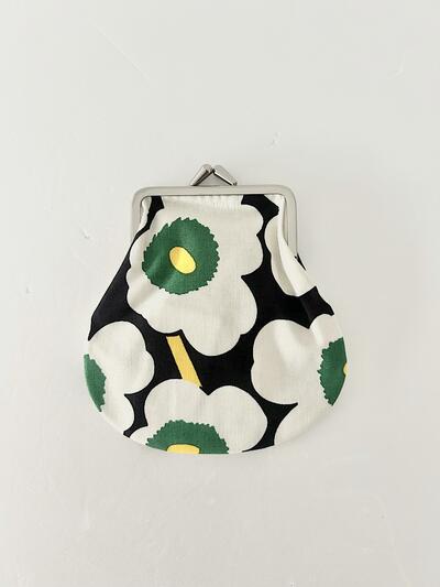 【未使用】marimekko ウニッコ ピエニ クッカロ がま口ポーチ 画像2