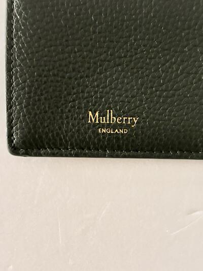 【未使用・箱付】Mulberry マルベリー フラグメントケース コイン＆カードケース 牛革 ブラック 画像3