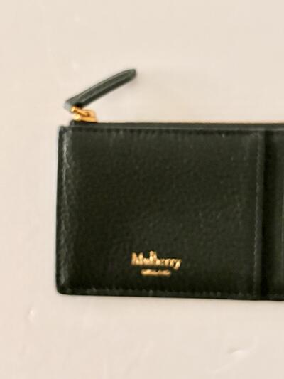 【未使用・箱付】Mulberry マルベリー フラグメントケース コイン＆カードケース 牛革 ブラック 画像4