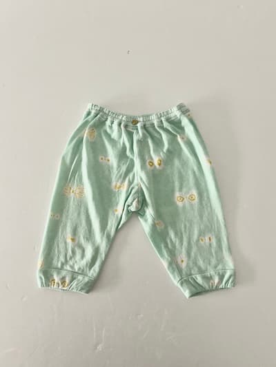 【kids】mina perhonen  hanahane パンツ  ミントグリーン 画像1