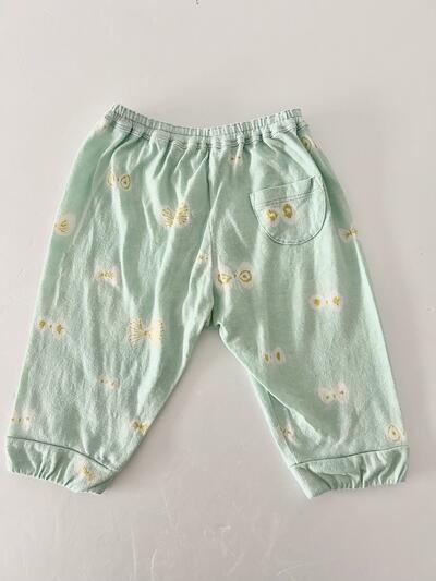 【kids】mina perhonen  hanahane パンツ  ミントグリーン 画像5