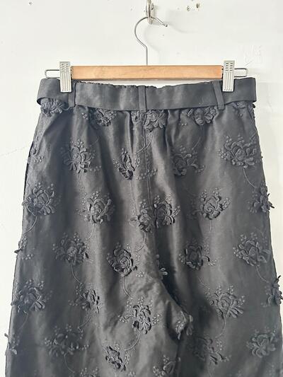 【美品】Crinkle コットンイージー刺繍パンツ 画像5
