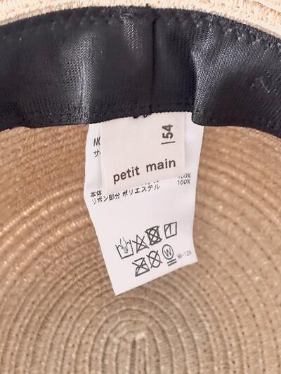 【美品】petit main ハット リボン サイズ54 画像5
