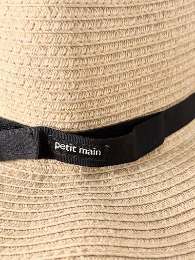 【美品】petit main ハット リボン サイズ54 画像6