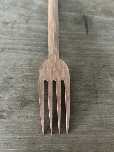 【未使用】木工作家　渡邊浩幸　パスタフォーク　② 画像8