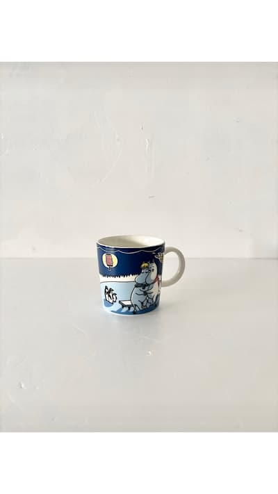 【美品】ARABIA 2008年限定　Moominマグ  Winter Bonfire   画像1