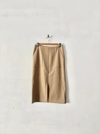 【美品】WOOLRICH　ポリエステル　ウール　スカート　サイズ36 画像1