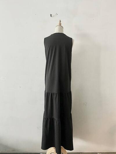 【美品】A DAY IN THE LIFE ティアード ワンピース ダークグレー 画像7