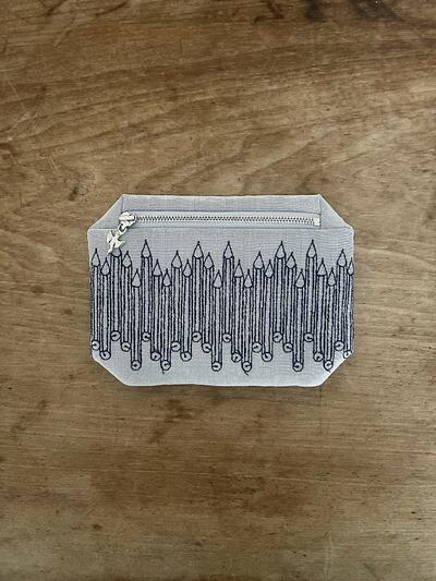 【美品】mina perhonen　rytmi　campagne pouch　小　 画像2