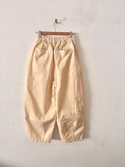 ハーベスティ サーカスパンツ アイボリー 1 コットン100% 日本製 画像3
