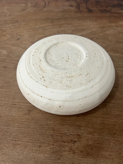 【美品】藤居奈菜江　練り込み 5寸鉢　アイボリー　14.5cm　② 画像6