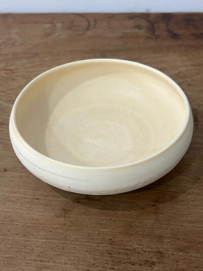 【美品】藤居奈菜江　練り込み 5寸鉢　アイボリー　14.5cm　① 画像5