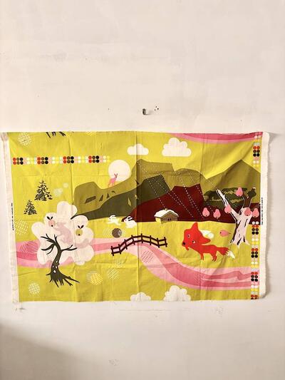 【廃盤】IKEA 生地 146・99   北欧 レトロ 動物柄　　 画像2