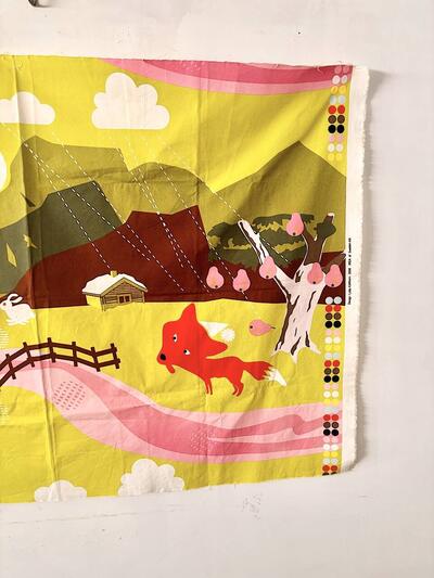 【廃盤】IKEA 生地 146・99   北欧 レトロ 動物柄　　 画像4
