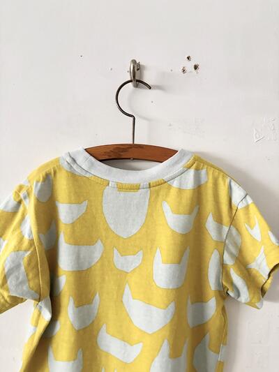 ミナペルホネン anone-anone キッズ 半袖 Tシャツ 90 イエロー 画像5