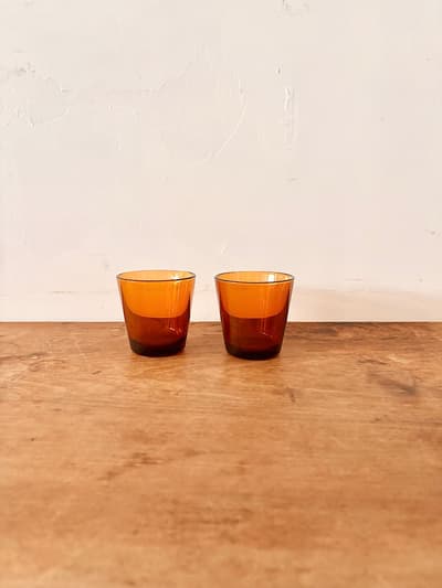 【美品】イッタラ カルティオ タンブラー ブラウン 2個セット 画像1