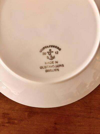 【北欧】GUSTAVSBERG Adam プレート 皿 GUSTAVSBERG　復刻　2012年　17.5cm　2 画像5