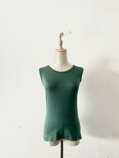 LISANZA シルク ライクラ ノースリーブ カットソー 画像1