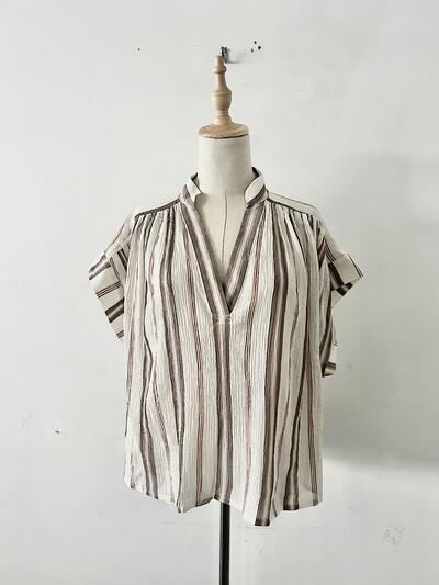 【未使用】VANESSA BRUNO Cory Striped Blouse 画像2