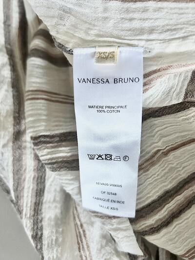 【未使用】VANESSA BRUNO Cory Striped Blouse 画像8