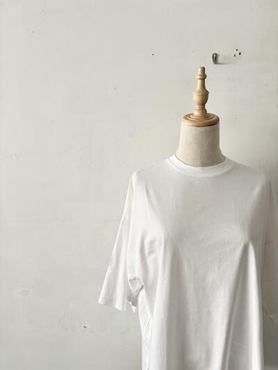 【未使用】SACRA サクラ コットン Tシャツ ホワイト 38 定価14300円 画像3