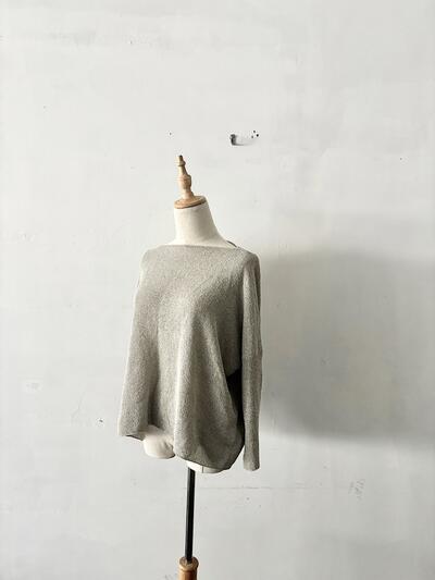 evam eva エヴァムエヴァ 和紙 プルオーバー M 画像3