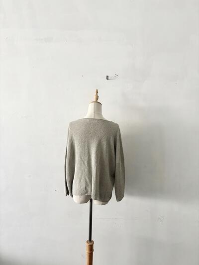 evam eva エヴァムエヴァ 和紙 プルオーバー M 画像7