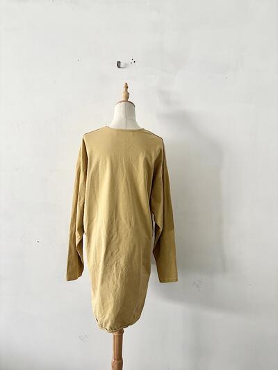 R JUBILEE オーガニックコットン ロングスリーブTシャツ / イエロー 画像5