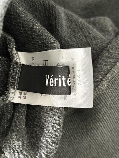 Véritécoeur コットン プルオーバー / スモークグレー　vcc497 画像6