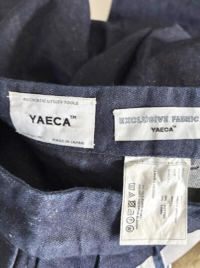 【美品】YAECA (ヤエカ) CANVAS DESIGN 2TUCK PANTS  画像6