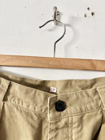 【美品】OUTIL ウティ コットン パンツ キャメル 0 画像3