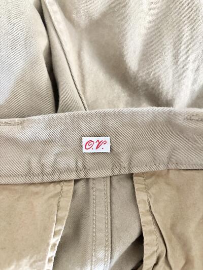 【美品】OUTIL ウティ コットン パンツ キャメル 0 画像6