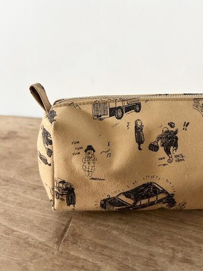 【未使用】R&D.M.Co- OLDMAN'S TAILOR　WHERE IS MY DOG　コットンポーチ 画像5