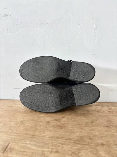 【美品】BEAUTIFUL SHOES　TOSHINOSUKE　TAKEGAHARA　SINGLE-BELT CLOGS BLACK 　23cm 画像7