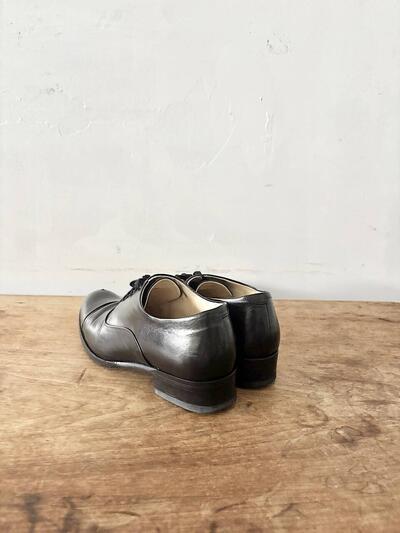 【美品】ARTS&SCIENCE　Cap toe shoes　黒　23.5cm　 画像3