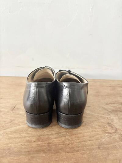 【美品】ARTS&SCIENCE　Cap toe shoes　黒　23.5cm　 画像4
