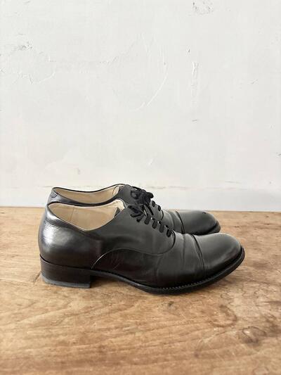 【美品】ARTS&SCIENCE　Cap toe shoes　黒　23.5cm　 画像5