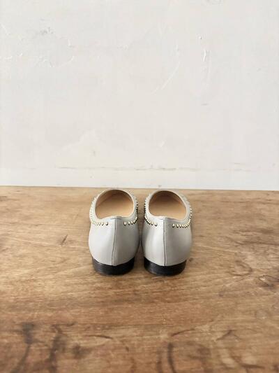 【美品】FABIO RUSCONI ファビオルスコーニ スタッズフラットシューズ 36 箱付き 画像2