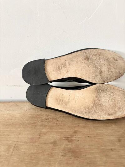 repetto レペット CENDRILLON AD サンドリオン パテント バレエシューズ 黒 40 箱付き 画像8