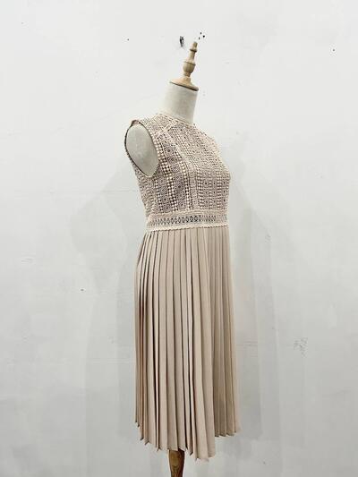 【未使用】ZARA レース切替プリーツワンピース 画像5