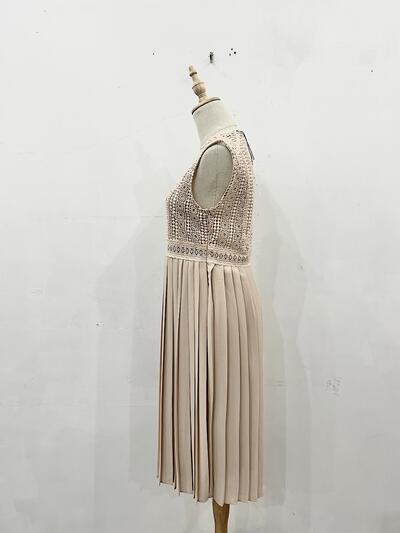 【未使用】ZARA レース切替プリーツワンピース 画像6