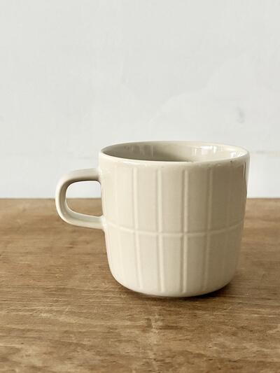 【未使用】marimekko　TIILISKIVI　マグカップ　ベージュ　 画像3