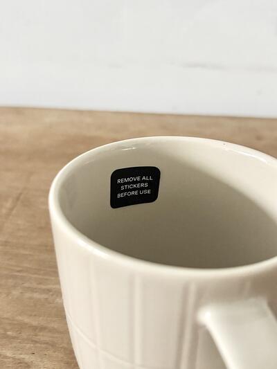 【未使用】marimekko　TIILISKIVI　マグカップ　ベージュ　 画像5