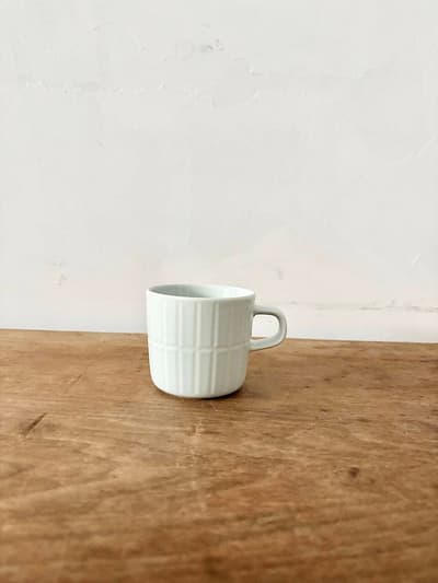 【未使用】marimekko　TIILISKIVI　マグカップ　ペールグリーン　 画像1