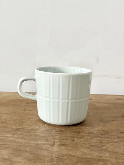 【未使用】marimekko　TIILISKIVI　マグカップ　ペールグリーン　 画像3