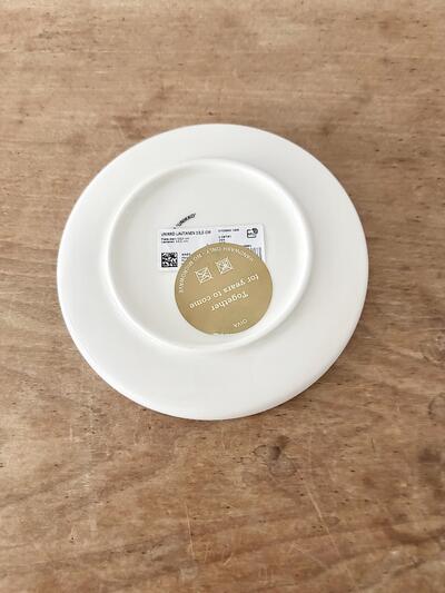 【未使用】marimekko　UNIKKO LAUTANEN　プレート　丸形　グレー　ゴールド　13.5cm　 画像5