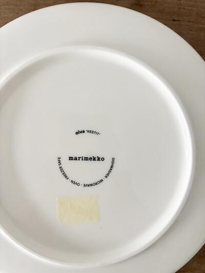 【美品】marimekko　KESTIT  ケスティット　20cm　プレート　 画像4