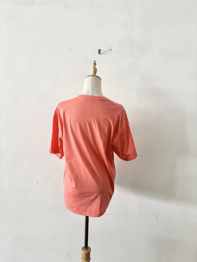 078CITE 半袖Tシャツ　サーモンオレンジ 画像6